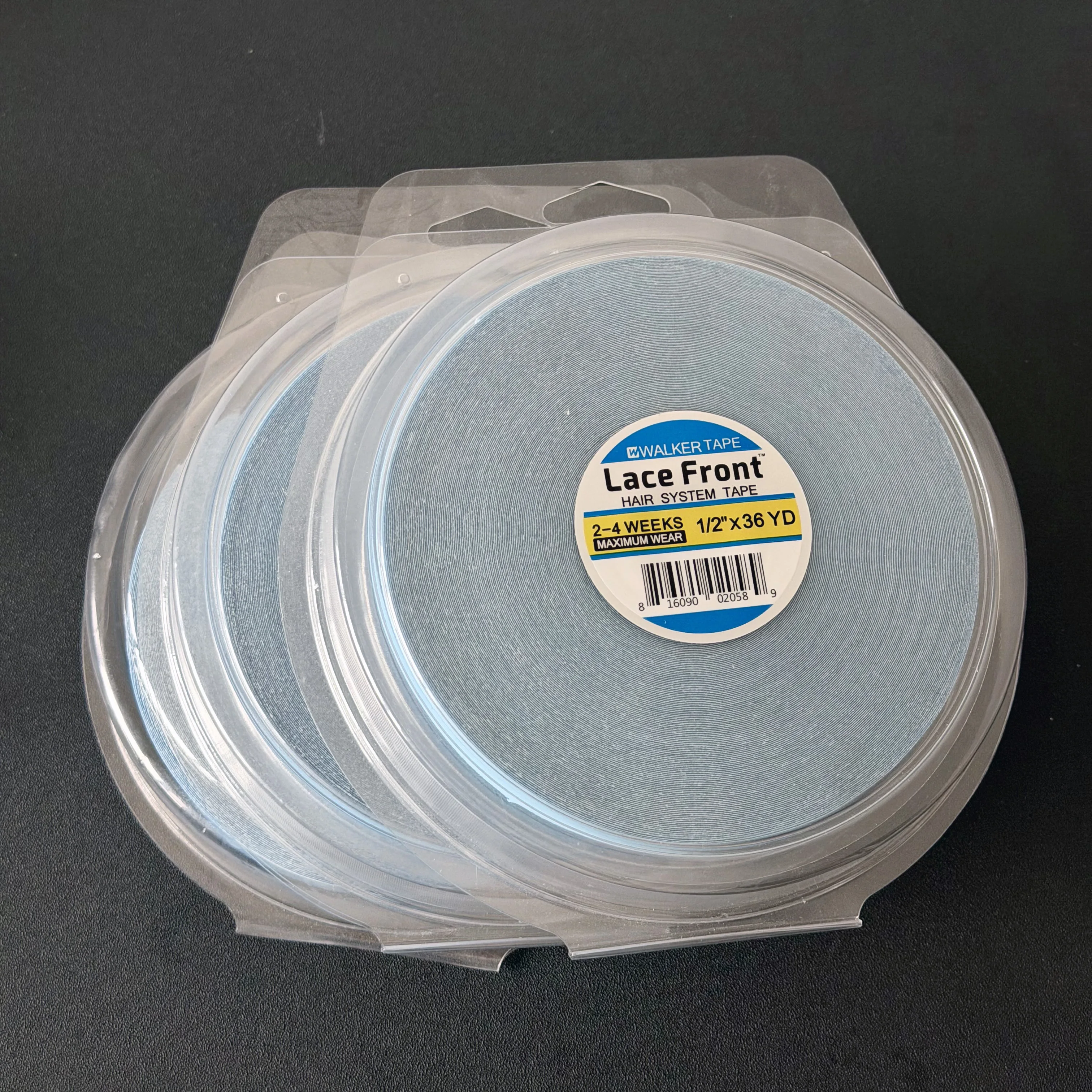 

1 Roll 0.8cm 36yards Blue Wig Tape Lace Front Double Side Adhesive Hair System Tape Roll for Wig Toupee Hair Extensions
