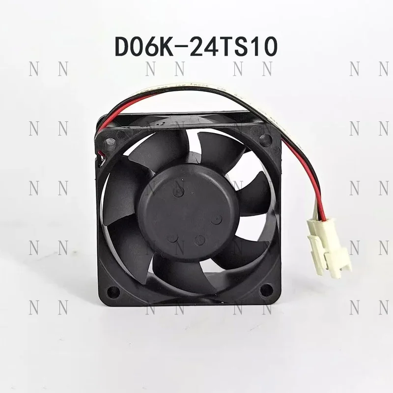 YJJ  FOR Nidec Fan New Quiet radiator 24VDC 0.10A D06K-24TS10 60X60X25mm Axial flow fan