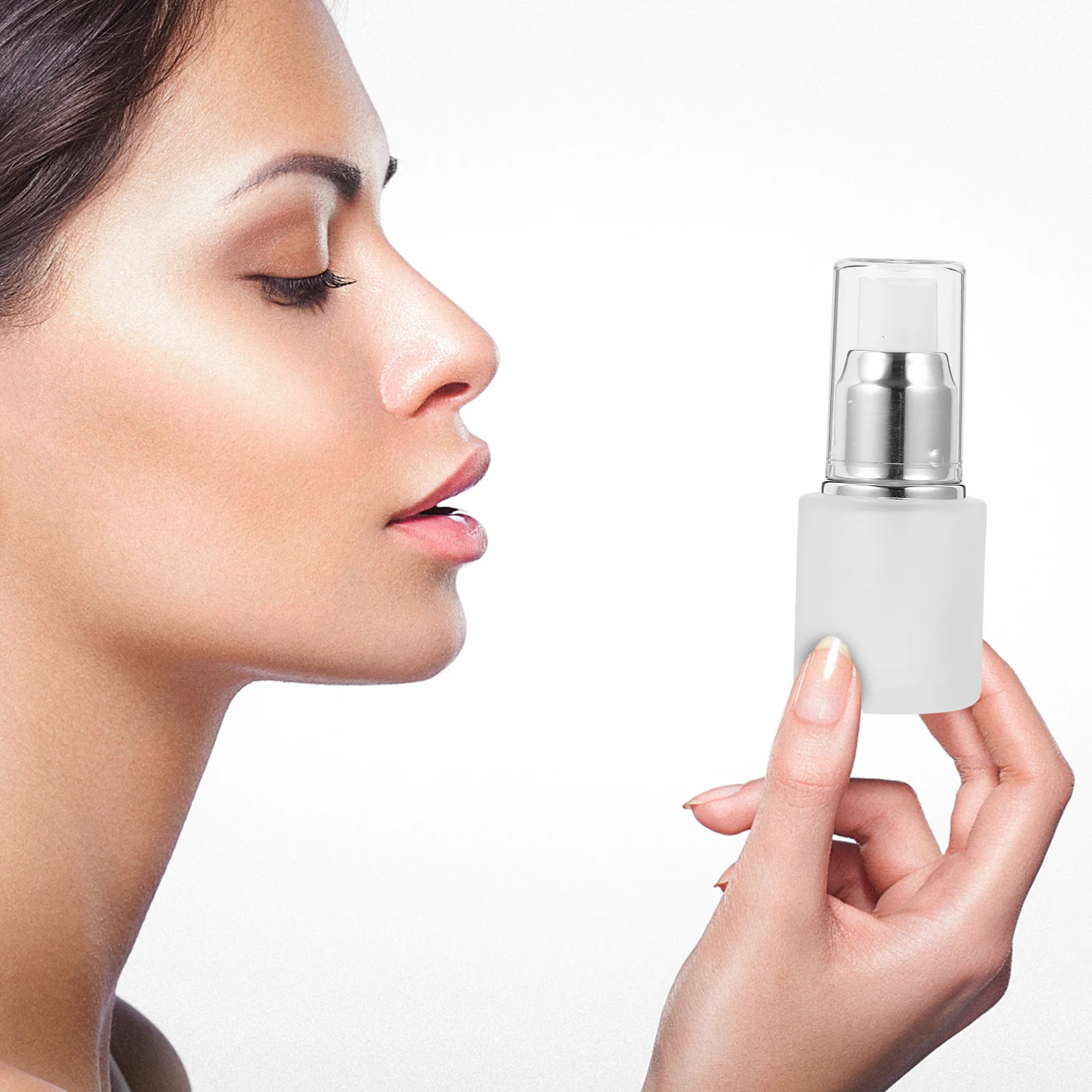 6 قطع من زجاجات مضخة الضغط المريحة لتزيين تخزين سائل الصابون 25 مل زجاجة موزعات السفر والمكتب المنزلي