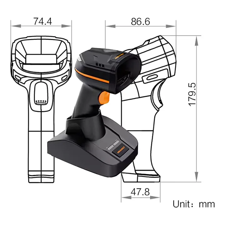 

HIKROBOT MV-IDH3013B-05S-R1L-IP Комплект оптического датчика беспроводной сетевой порта Портативный считыватель кодов робота