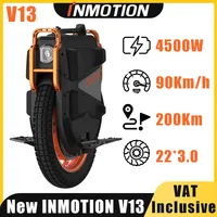 EU Stock Original V13 Electric Unicycle 4500W Motor 22inch Tire 126V 3024Wh V13 Challenger EUC