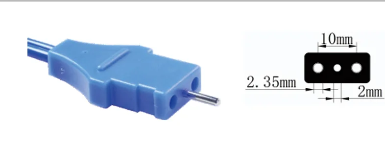 Disposable Negative Plate Cable 3.0m PVC, Compatible with Valleylabs