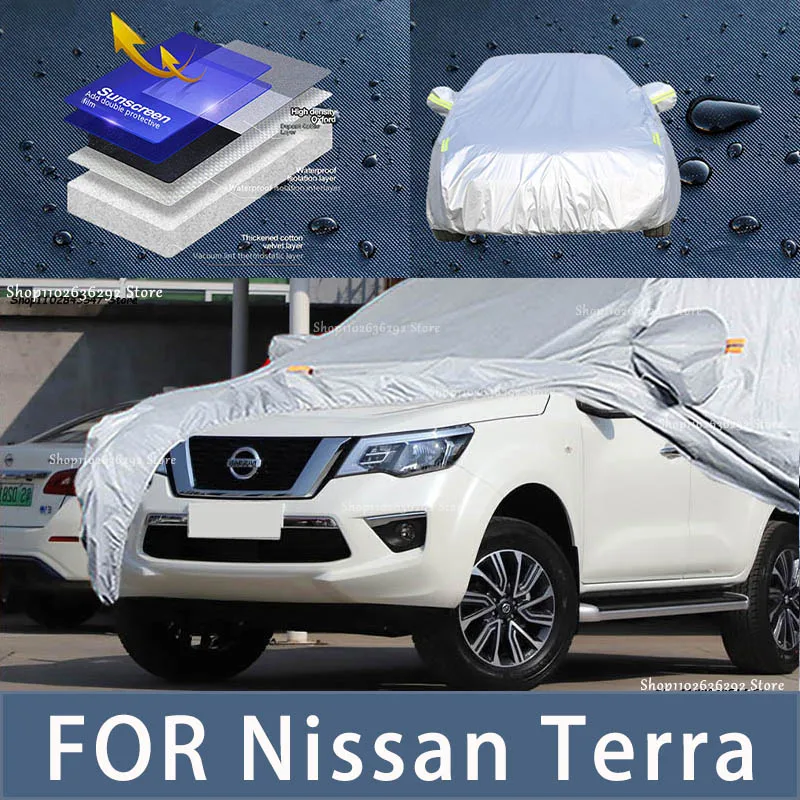 

For NIssan Terra Outdoor Protection Full Car Covers Snow Cover Sunshade Waterproof Dustproof Exterior Car accessories