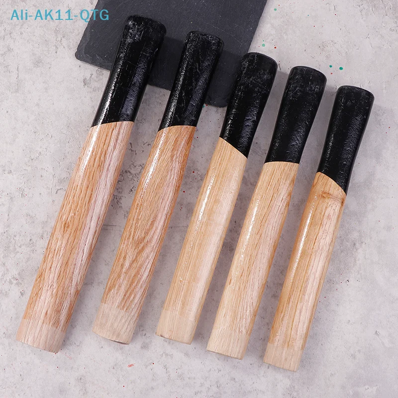 ¡Oferta! Martillo cuadrado de hierro con mango de madera de nogal americano, martillo de repuesto con mango curvo para clavos de acero