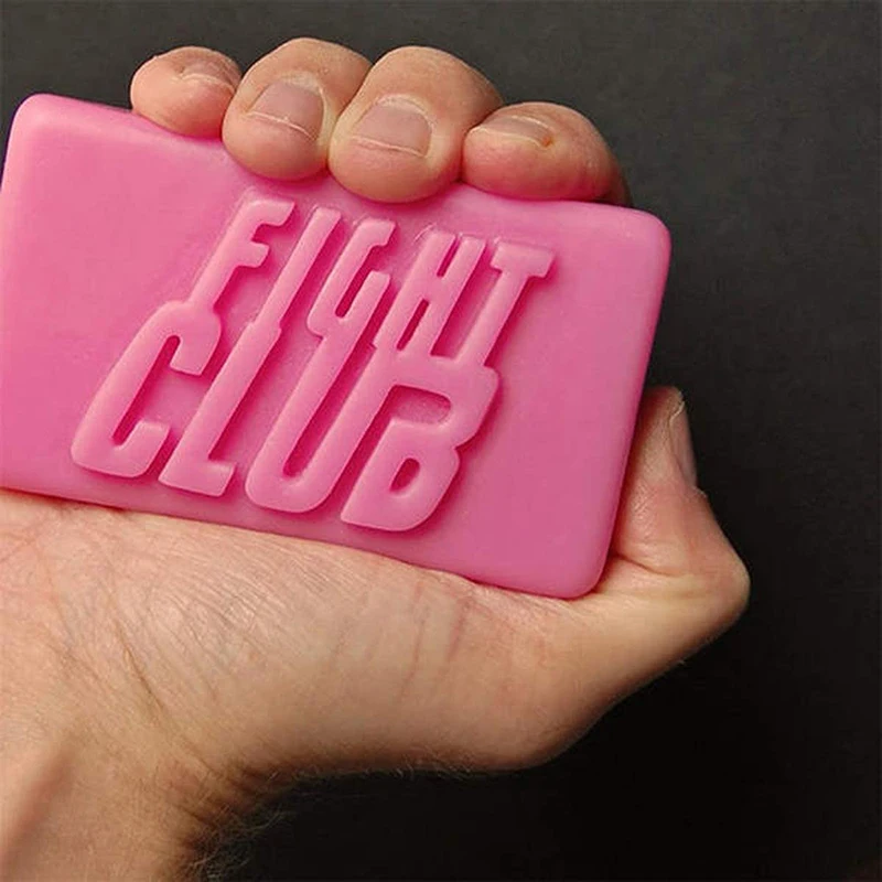 Fight Club Soap Mold Rectangle Moule Savon Moldes De Silicona Para Jabones Zeep Maken Making Supplies Cakes Decorations Tools