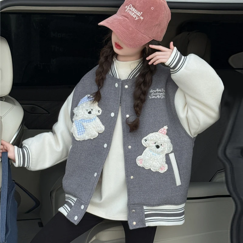 Teenage Girls Baseball Jackets For 4-14 Years Old Teens Clothes Children Sports Outerwear Coat Spring Autumn Fashion Boys Jacket