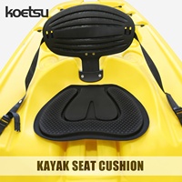 Koetsu Ergonomic Kayak Seat Cushion - Anti-Slip, Comfortable & Thickened For Canoe And Fishing Boats