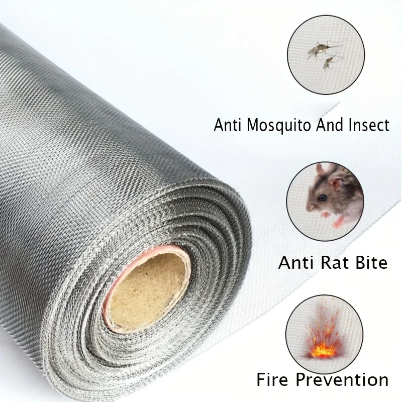 Window Mesh, Indoor Mosquito Proof Door and Window Mesh Can Be Freely Cut, Suitable for Various Window Types