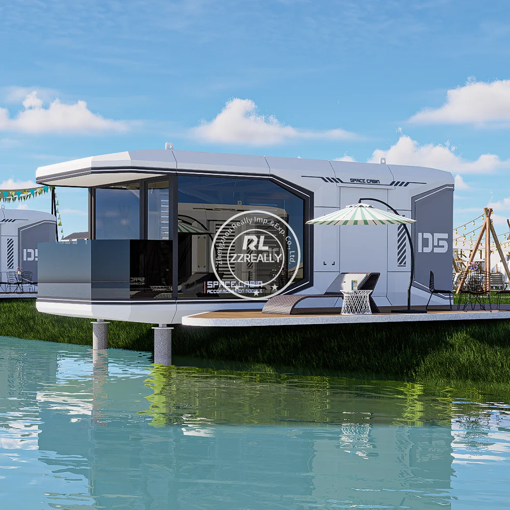 プレハブ住宅,小さなプレハブモジュラー住宅,鉄骨構造,キッチンとバスルーム,2024