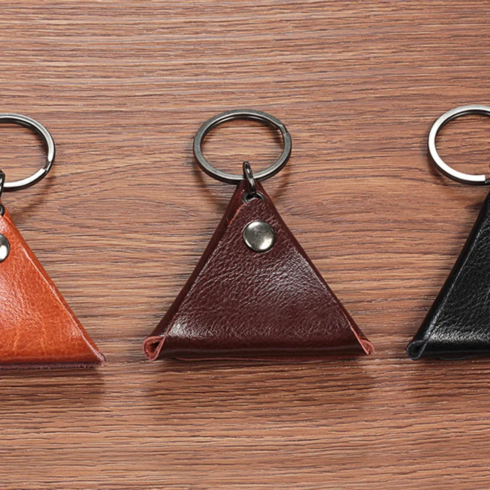 Guitar Pick Holder Brown Metal Button for Travel Concert Music Party Guitar Accessories Storage Bag