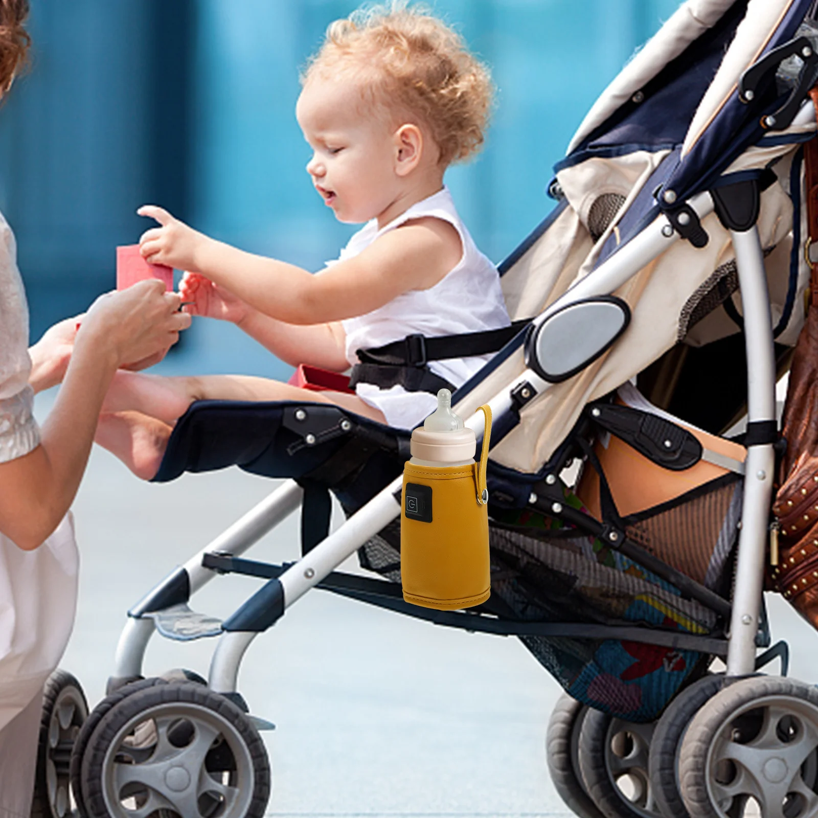 Manchon chauffe-biberon Portable isolé chauffe-lait pour bébé voyage voiture alimentation lait maternel brassage chauffe-biberon en déplacement