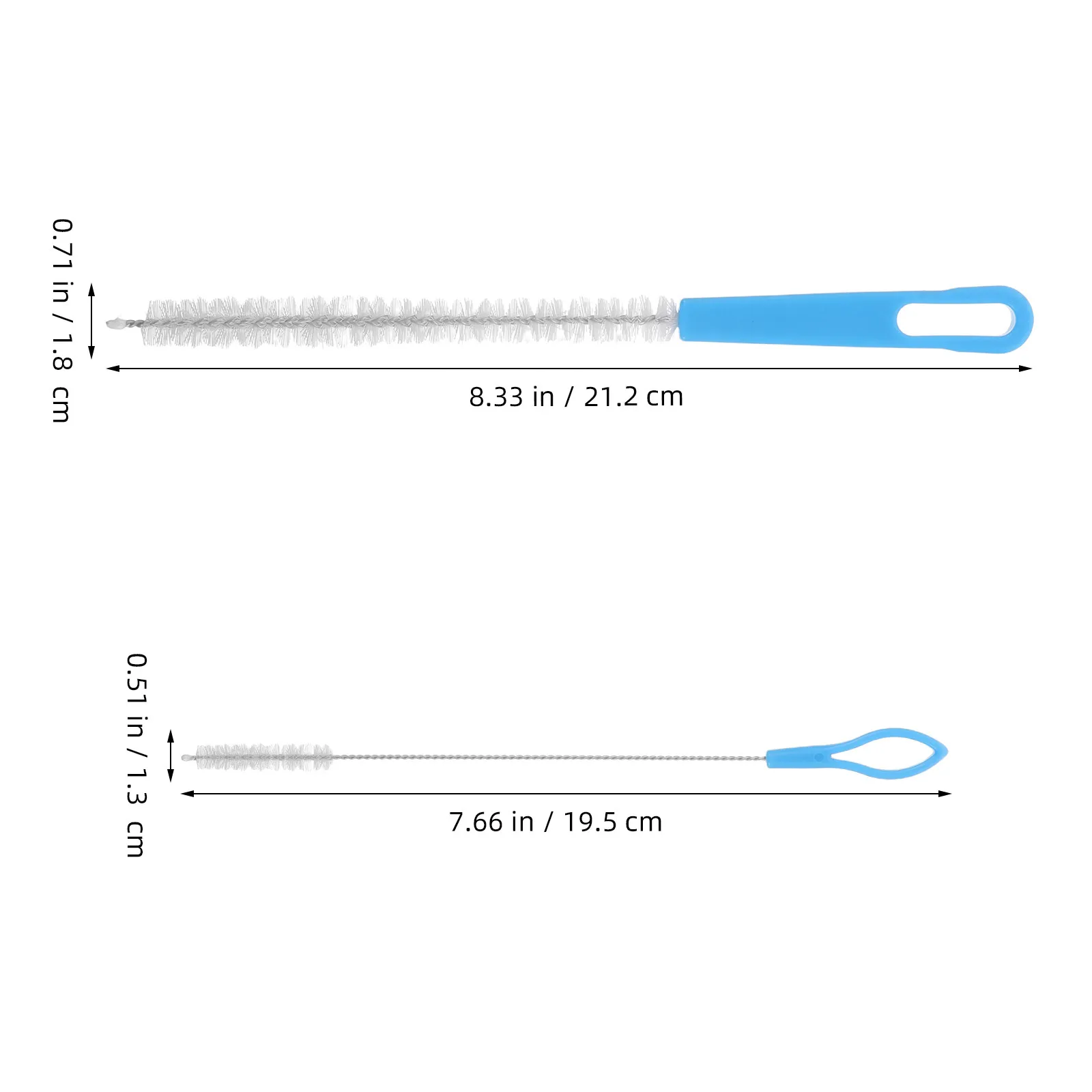 2Pcs Lotus Hole Cleaning Brush Long Handle Baby Bottle Straw Cup Tube Cleaner Multifunctional Gap Brush Cap Cleaner