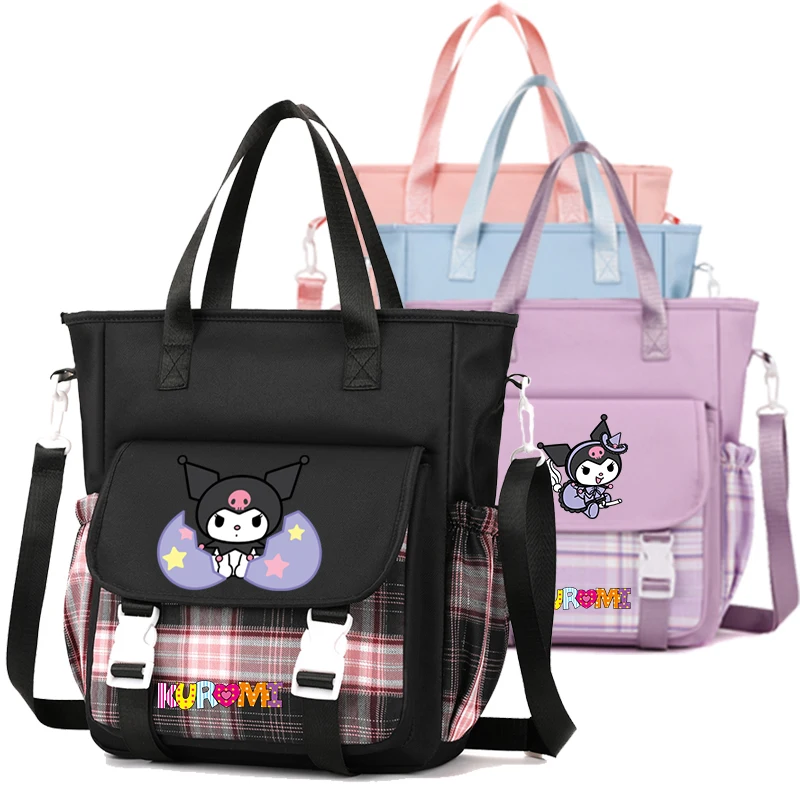 

Anime Kuromi Shoulder Bag Handbag Shoulder Bag for Teenage Girl Boy Back To School Bag Ladies Messenger Bag Men Women Travel Bag