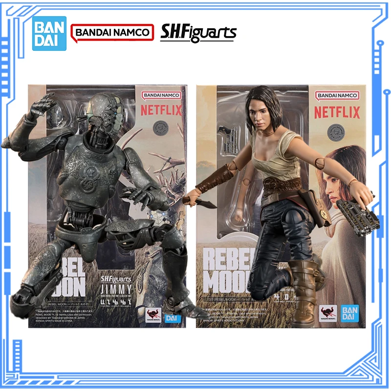 

Bandai Genuine Rebel Moon - Part One: A Child of Fire Model Kit Anime Figures SHF Kora Jimmy Action Figure Collection Model Toys