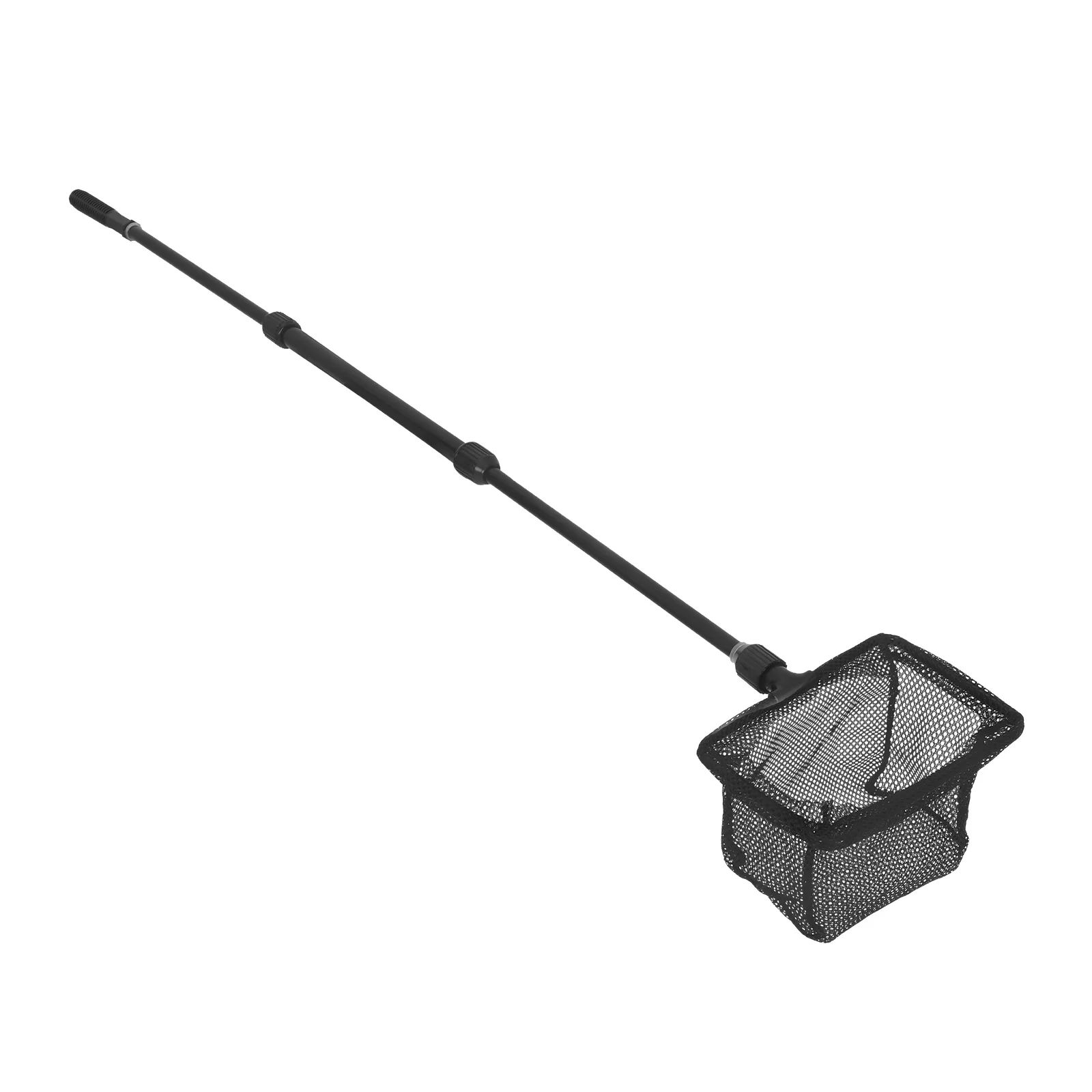 شبكة أرضية تلسكوبية مقاس S، شبكة صيد قطبية بلاستيكية قابلة للتمديد، شبكة نايلون متينة للبحيرات والبرك والمياه العذبة والمياه المالحة #2