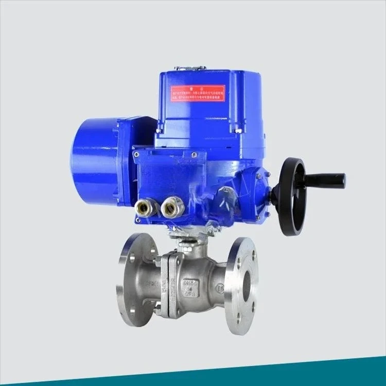 PTFE sealed flange ball valve explosion-proof electric valve Q941F-16C
