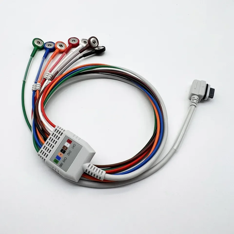 Compatible GE Seer 7 Lead Holter ECG Cable