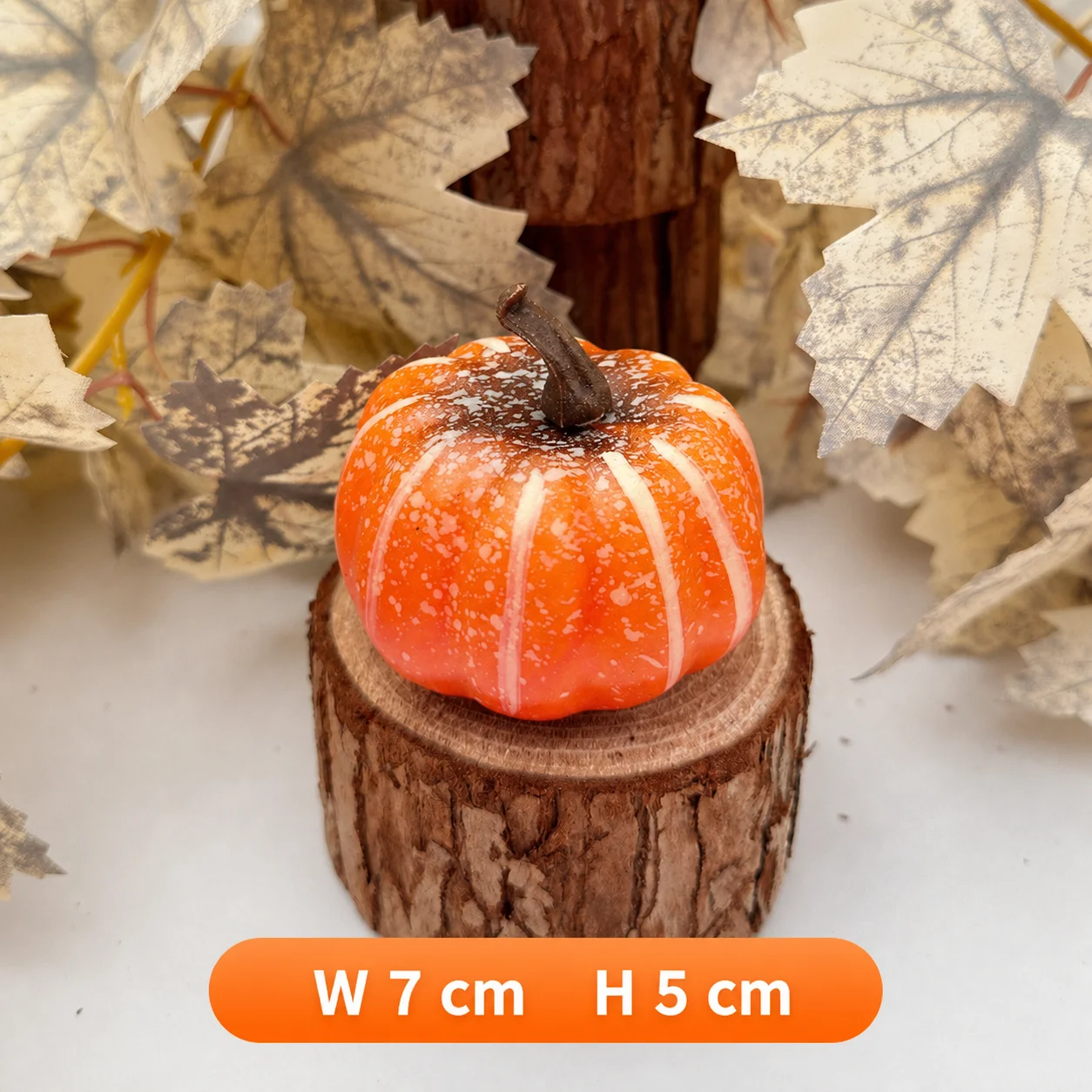 Artificial Foam Pumpkins Multi-Size Fake Pumpkins Mini Decorative Pumpkins Reusable For Floral Decoration Children Party Scene - view 6
