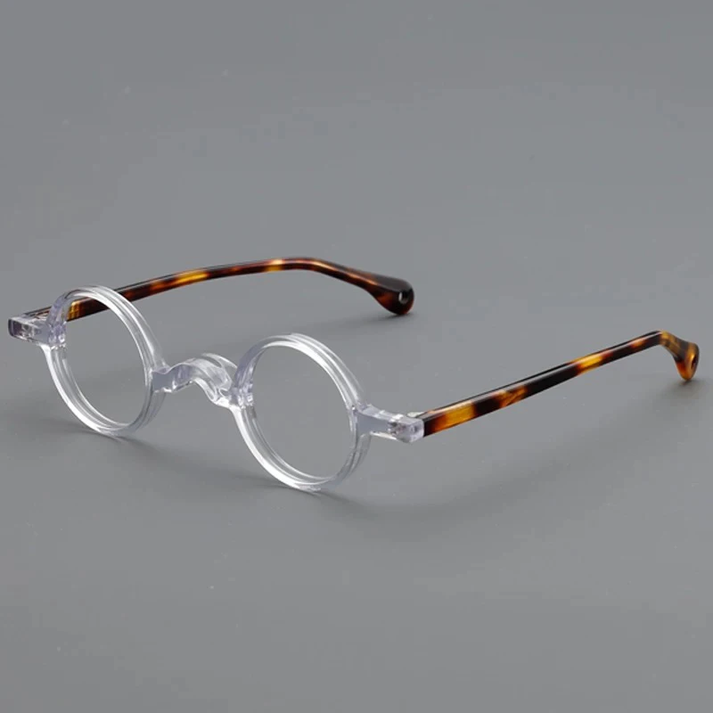 

Retro Glasses Round Vintage Small Eyeglass Frames Acetate Full Rim Hand Made Men Women Optical Prescription Eyeglass Eyewear