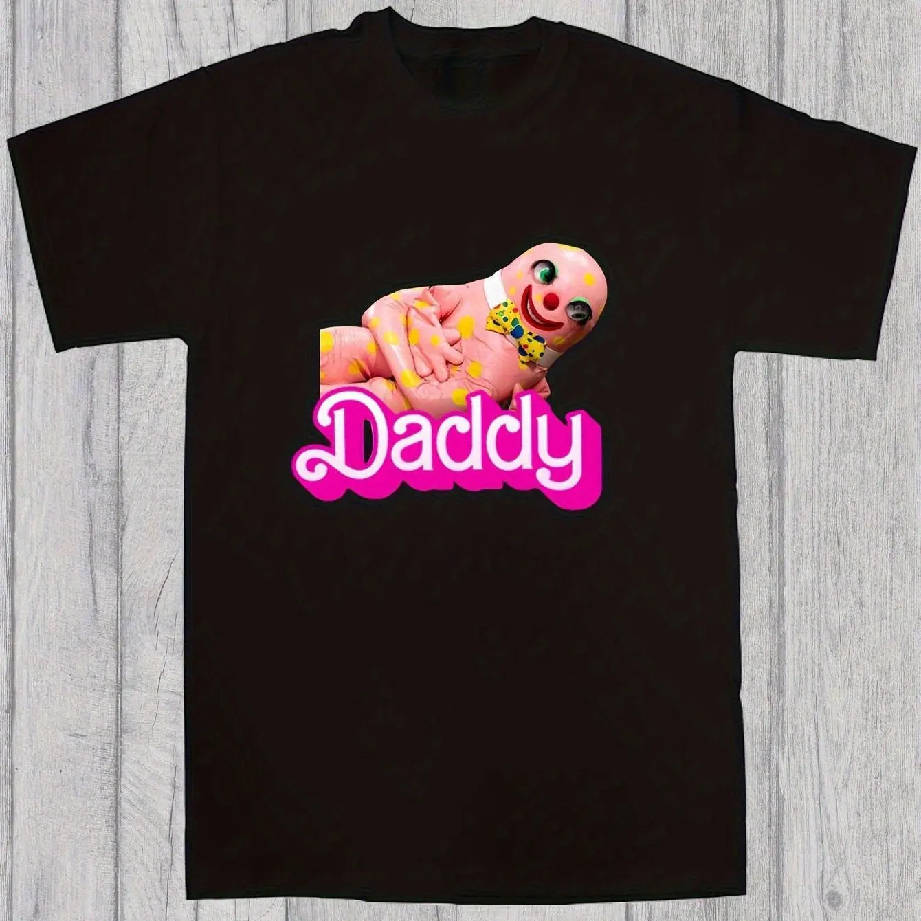 Mr. Blobby, The Dad, Presents A 1990s Retro T-shirt - Showcasing A Classic Look Back At 1990s British Culture.