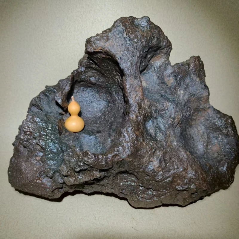 Strange stone folk meteorite energy modeling rough stone ornament