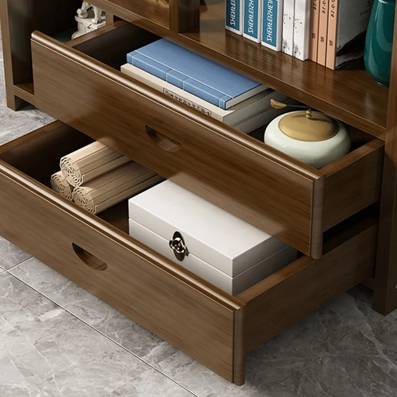 Minimalist Bookcases Floor Cabinets Display Storage Shelf Living Room Children Rack Libreria A Muro Living Room Furniture image 5