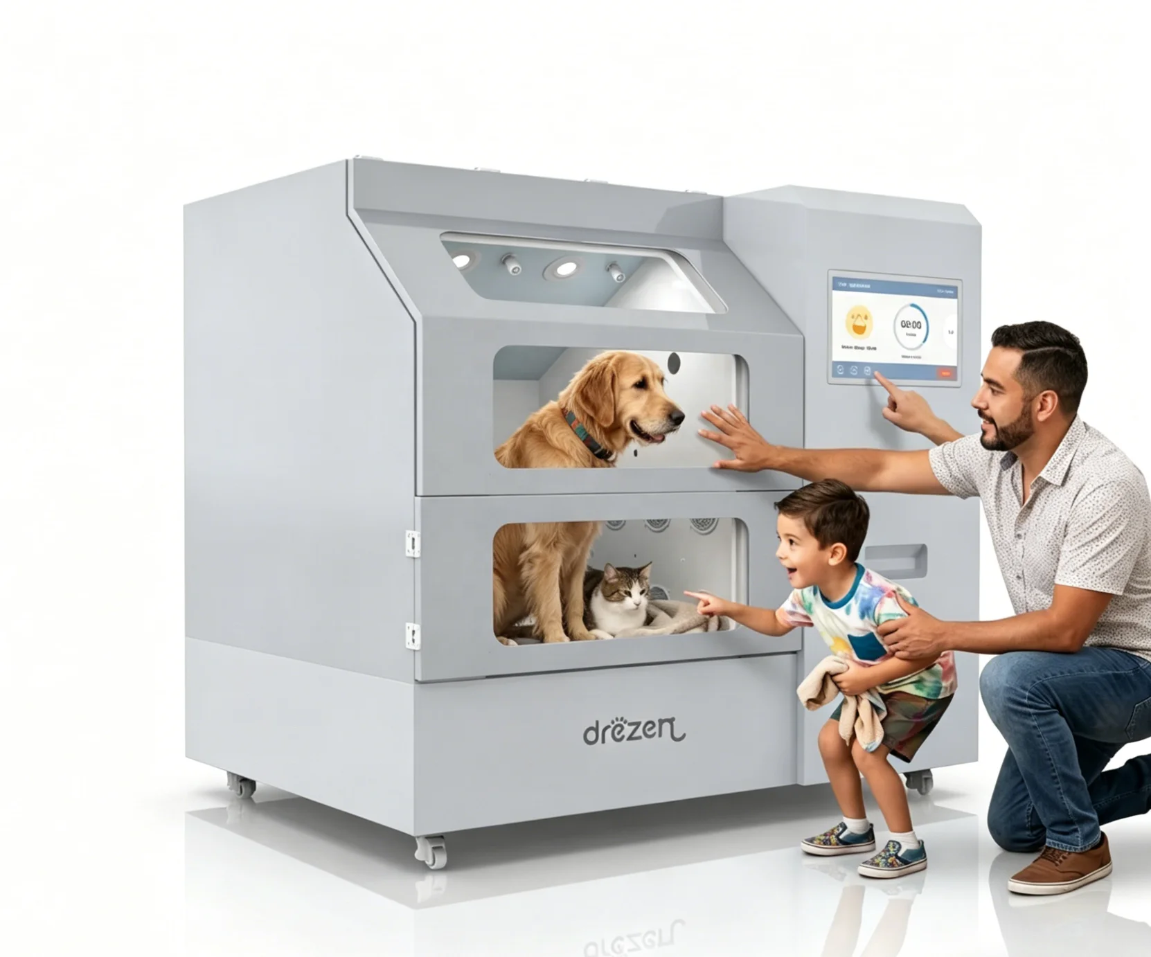 Wholesale Pet Body Cleaning Care Dual Operation Modes Pet Washing Machine Self Service Support Multiple Payment