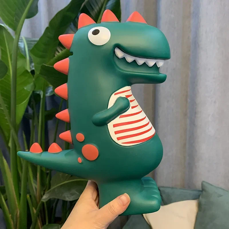 EM00: La Scatola per Monete con Stampa di Drago e Dinosauri per Regali e Decorazione Casalinga