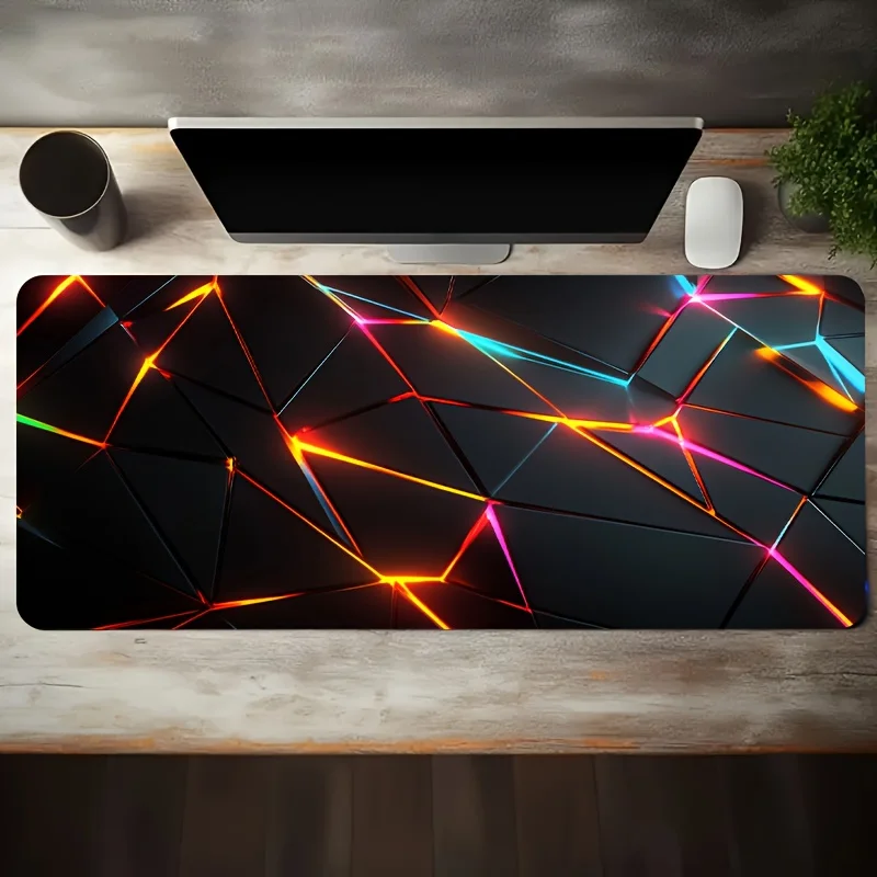 

Office Desk Mat Mouse Pad Comfort Desk Mat Precision Cloth Surface Anti Slip Rubber Base for Computer PC Laptop Keyboard Work De