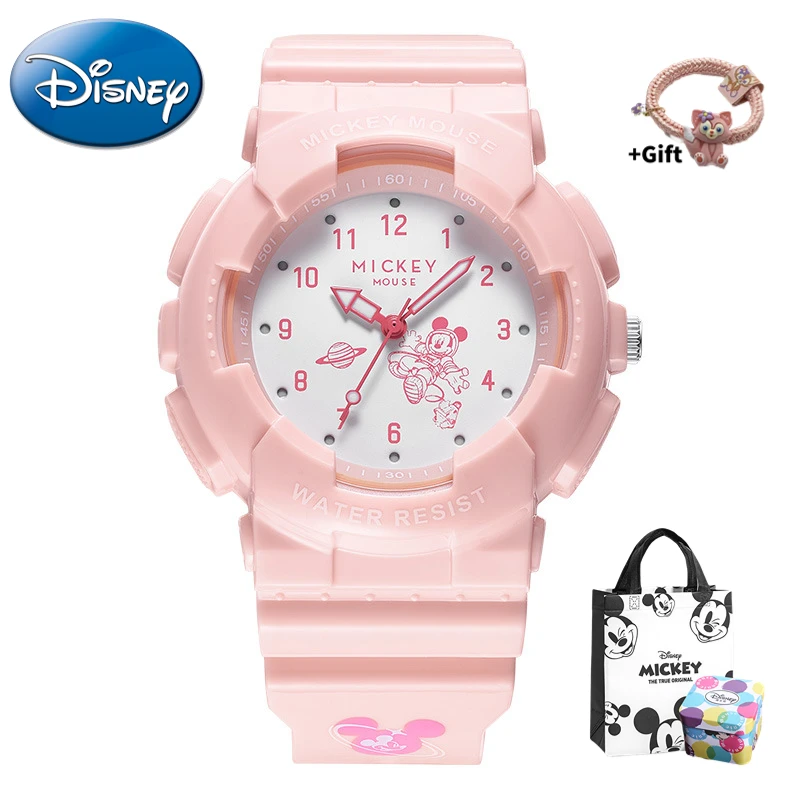 Disney waterproof elementary and middle school students children's quartz watch gift for children with box