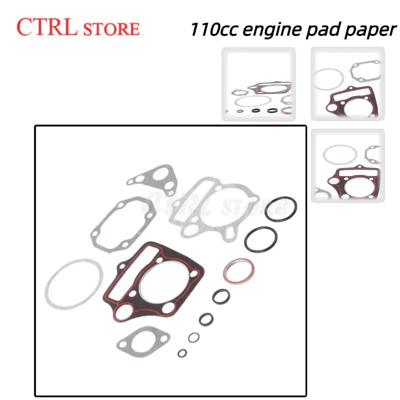 ly Launched 110cc Horizontal Engine Gasket Set - Cylinder Piston Gaskets Fit Zongshen Kayo Dirt Pit Bikes & ATVsHot