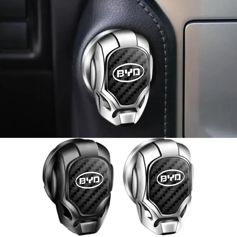 

Car Ignition Device Button Sticker Interior Accessories For BYD Atto 3 Yuan Plus Han Tang EV F3 E6 Dmi Song F0 Qin Pro G3