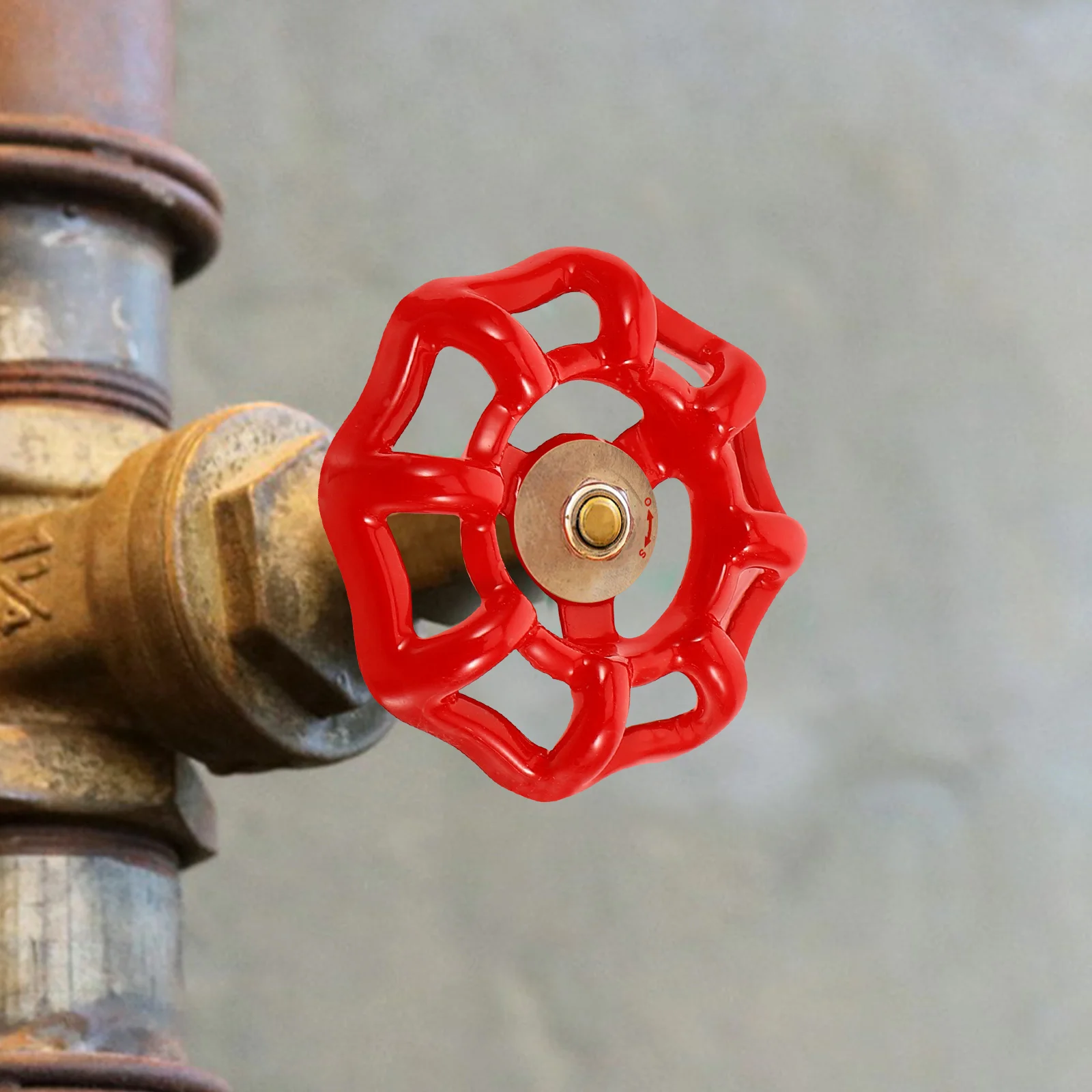 5 قطعة عقارب حمراء الحديد صمام معدني مقبض استبدال لصمامات البوابة المياه حنفية صنبور خرطوم خارجي مريلة اغلاق #2