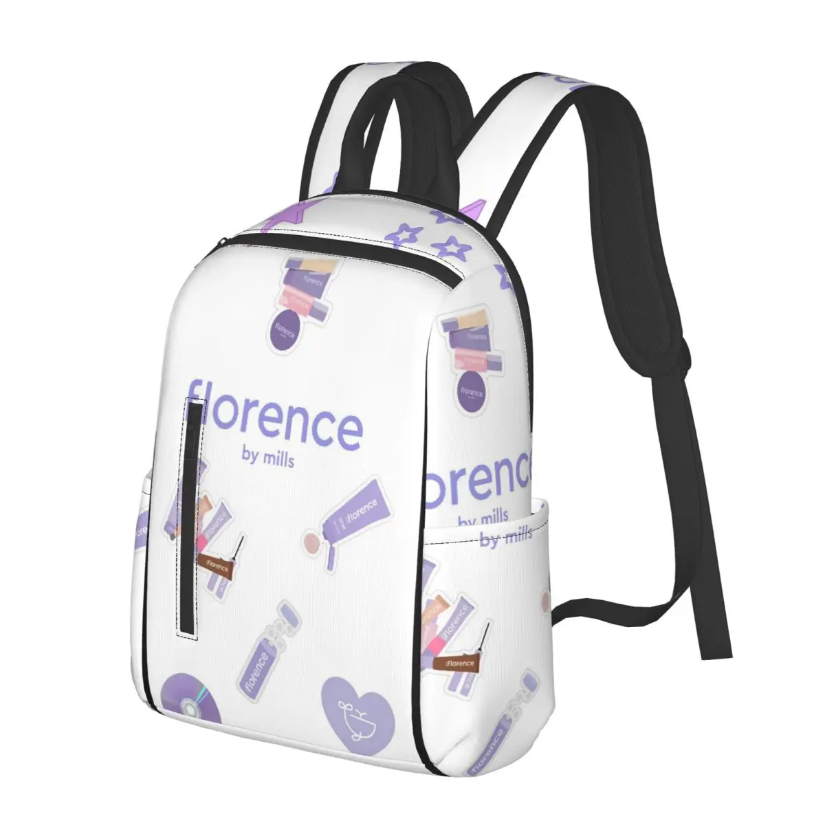 Florence By Mills Millie Bobby Brown (1) Student Backpack School Bag Hiking Travel Daypack for Boys Girls Bookbag Shoulder Bags