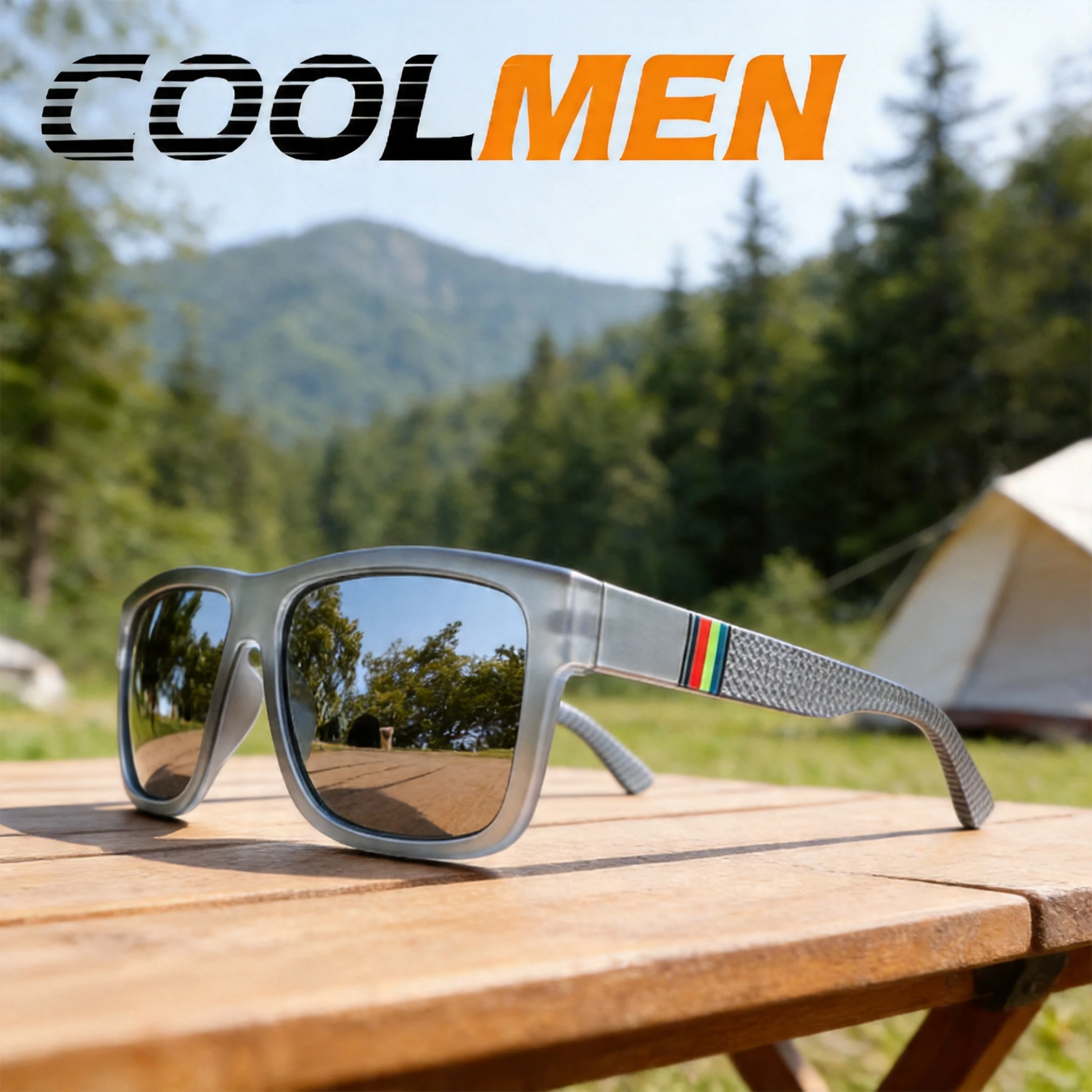 

COOLMEN Polarized Fishing Sunglasses For Men Women UV400 Glasses Outdoor Sports Baseball Cycling Driving Golf Lightweight Shades