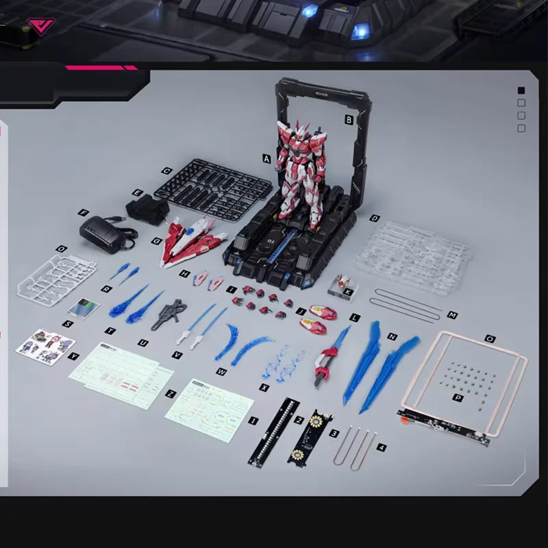 

Коллекционная модель-конструктор QianQiuShang 1/100 Alkaid Pink II XH-B01A: сборная фигурка меха с подставкой для демонстрации, игрушка-украшение, подарок