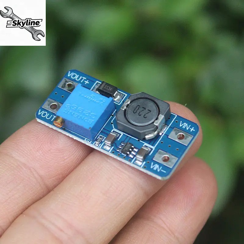 2A Adjustable Step-up Power Module DC Voltage Boost Board 3-5V Input Convert To 5V 9V 12V 24V