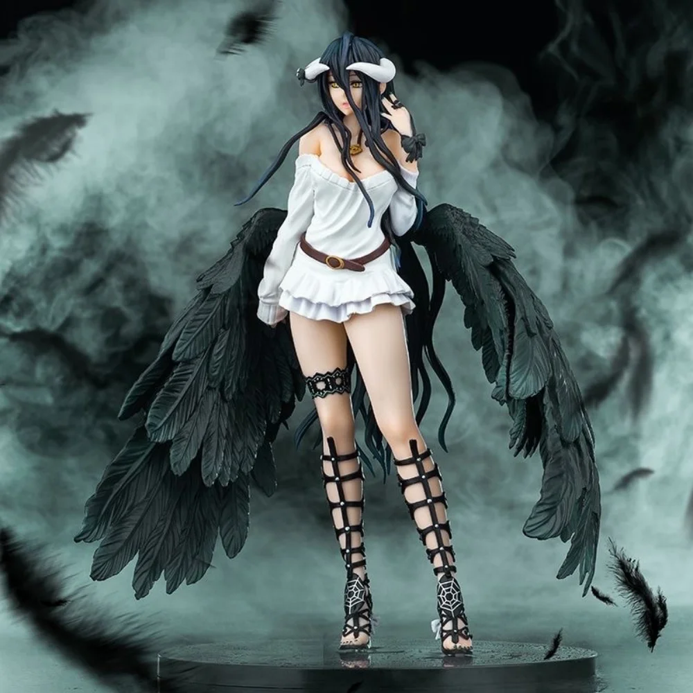 Overlord III Albedo Ver. Figurine d'anime Albedo de 21 cm, figurine d'action en PVC, jouet, poupée de belle fille, modèle de collection, cadeau d'anniversaire