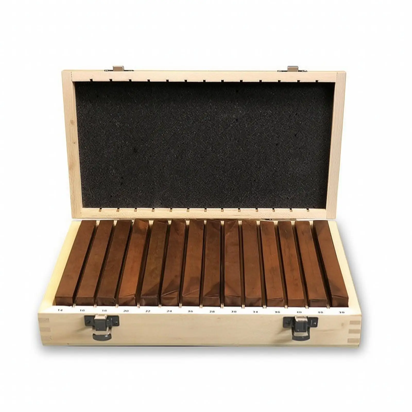 28 Pieces Parallel Set with Wooden Case Ground for Machinists, Toolmakers