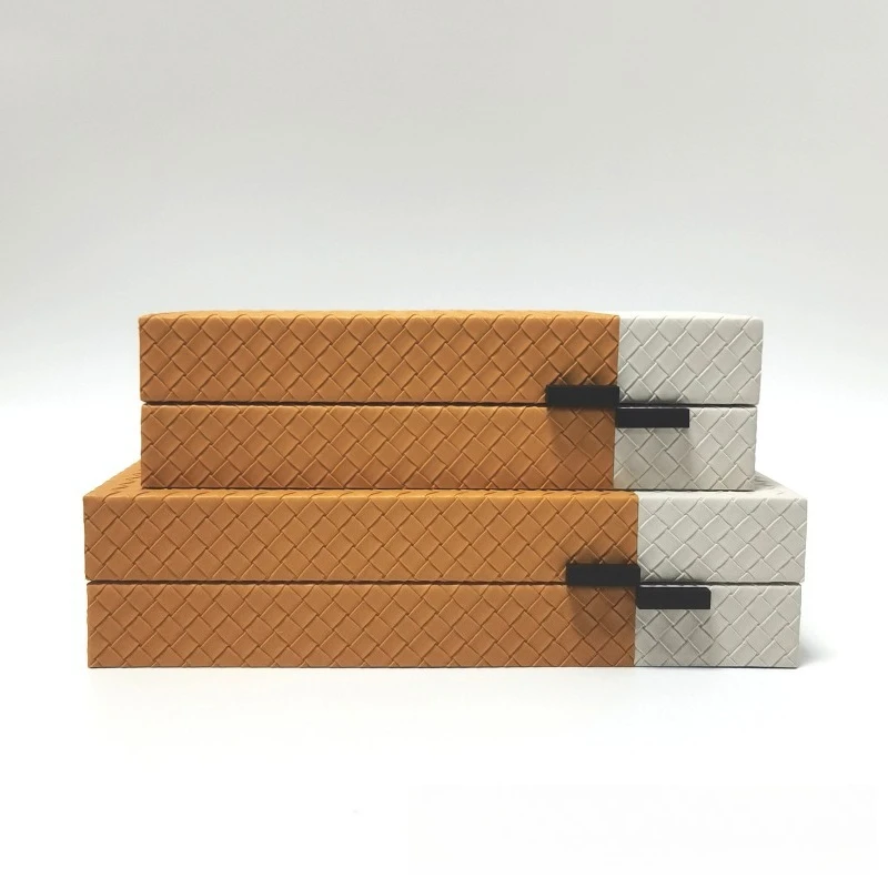 Luxury Necklace Storage Box Home Bracelet Organizer Case Multifunctional Ring Packaging Boxes Portable Jewelry Collection Cases