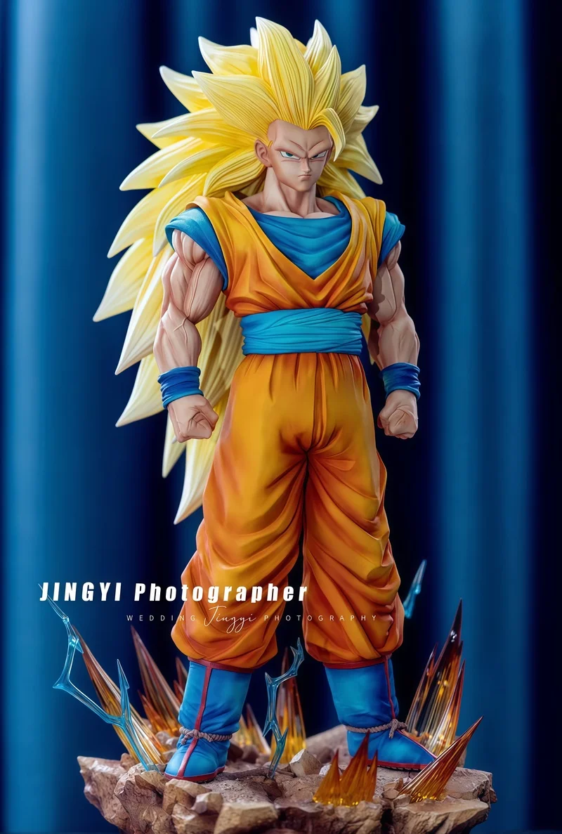 2025 جديد غير محدود سوبر سايان لعبة دراغون بول سوبر ثلاثة جوكو تمثال أنيمي تمثال Gk مع قاعدة جمع حلية الصبي لعبة هدية