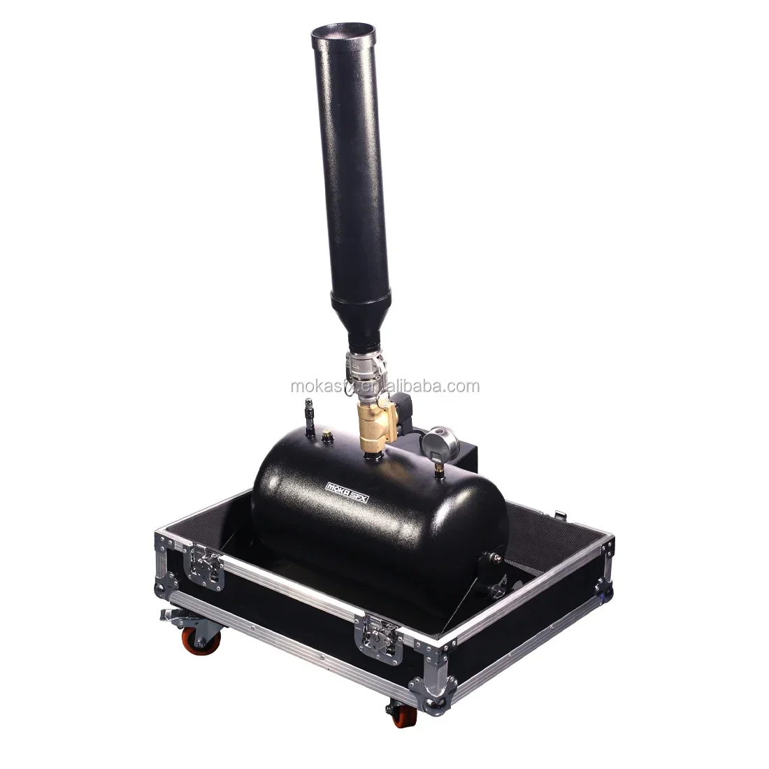 Stage Confetti Cannon CO2 Big Stadium Stainless steel Shot 25M Streamer DMX Remote Controller Cannon For Celebratio