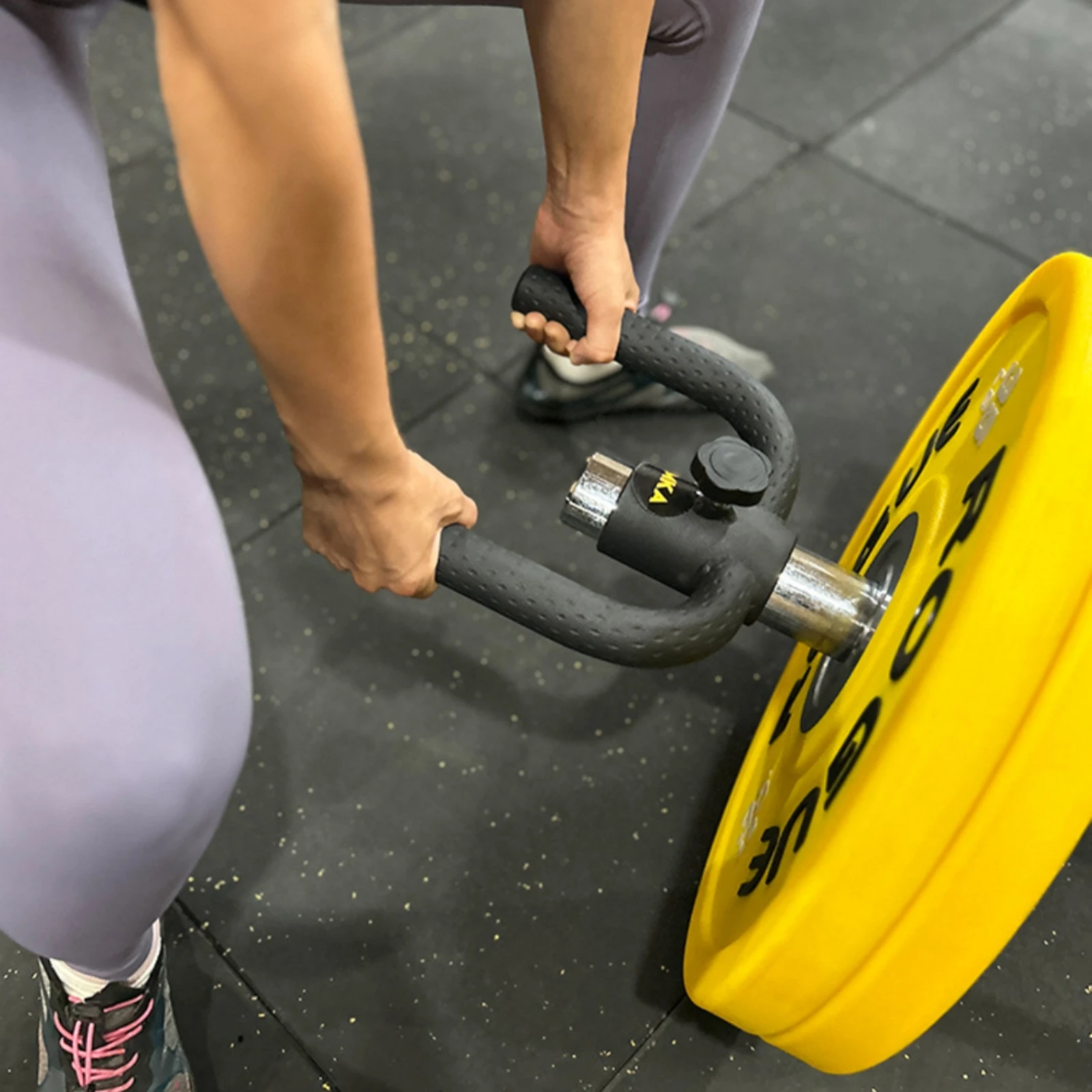 Picture 6: U-Shaped Barbell Handle Curved Grips Gym Equipment