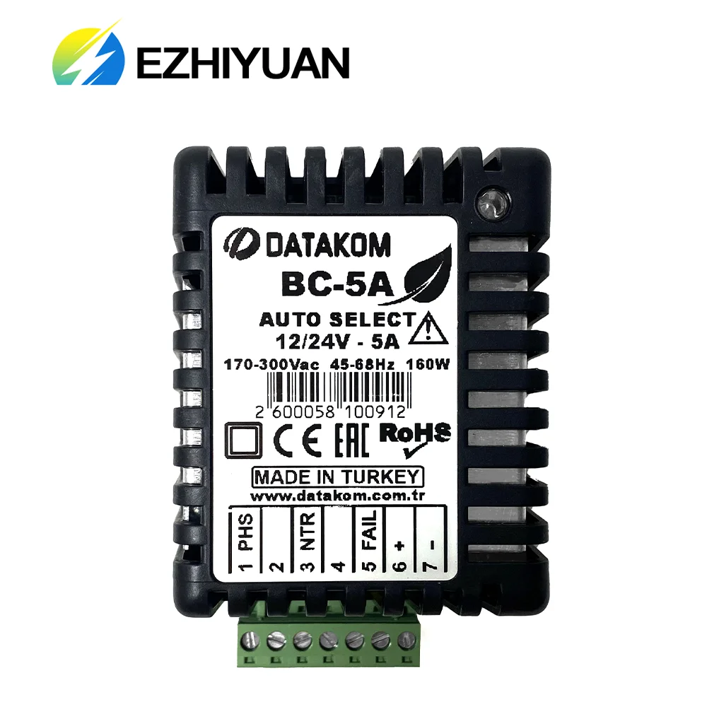 

BC5A 12V/24V Diesel Generator Auto Intelligent Battery Charger Module Float Chargers Circuit Design Adapter generator parts 5A