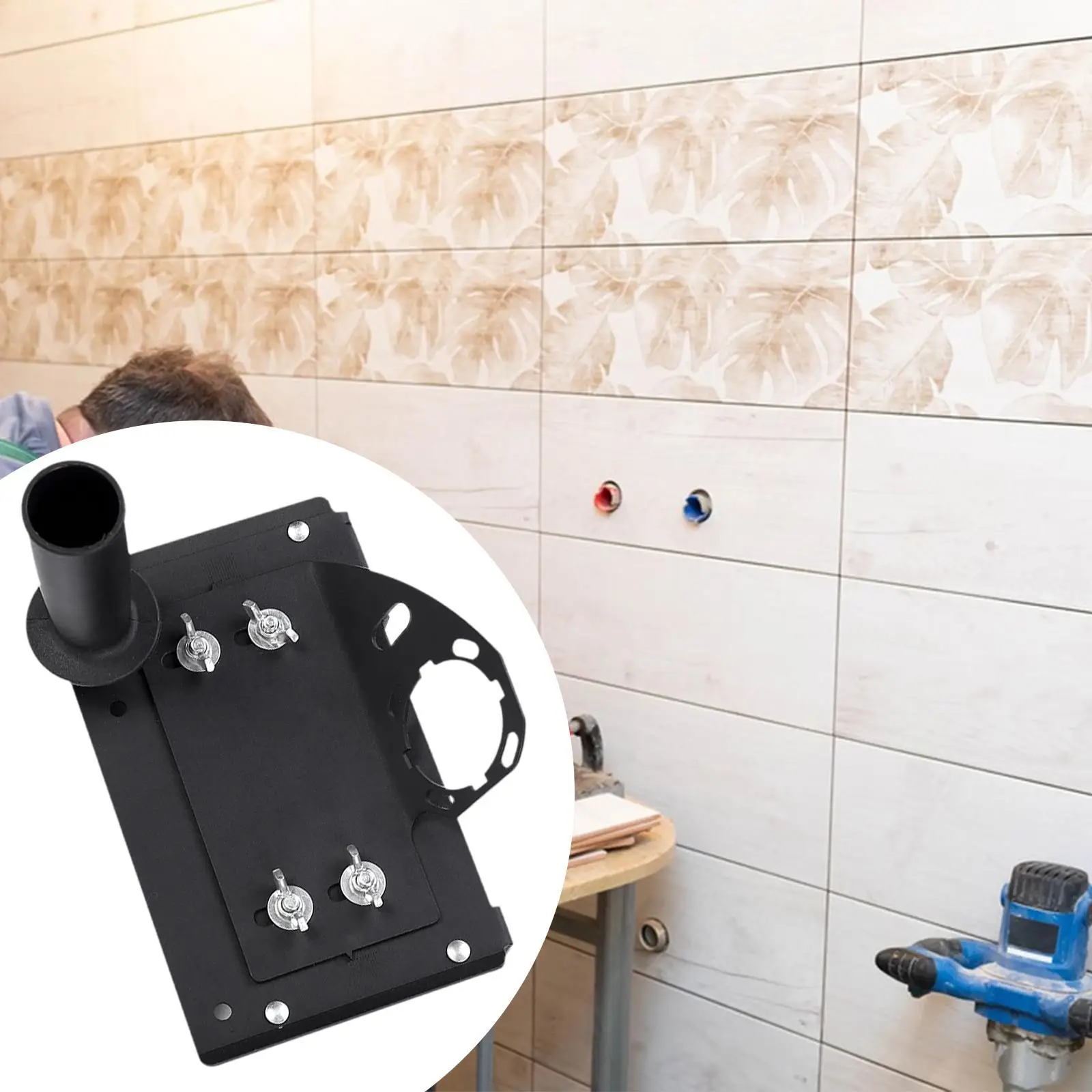 Angle Grinder Stand Grinder Holder Home Improvement Cutting Machine Attachment for Tile 45° Chamfer Cutting Tile Chamfering Tool