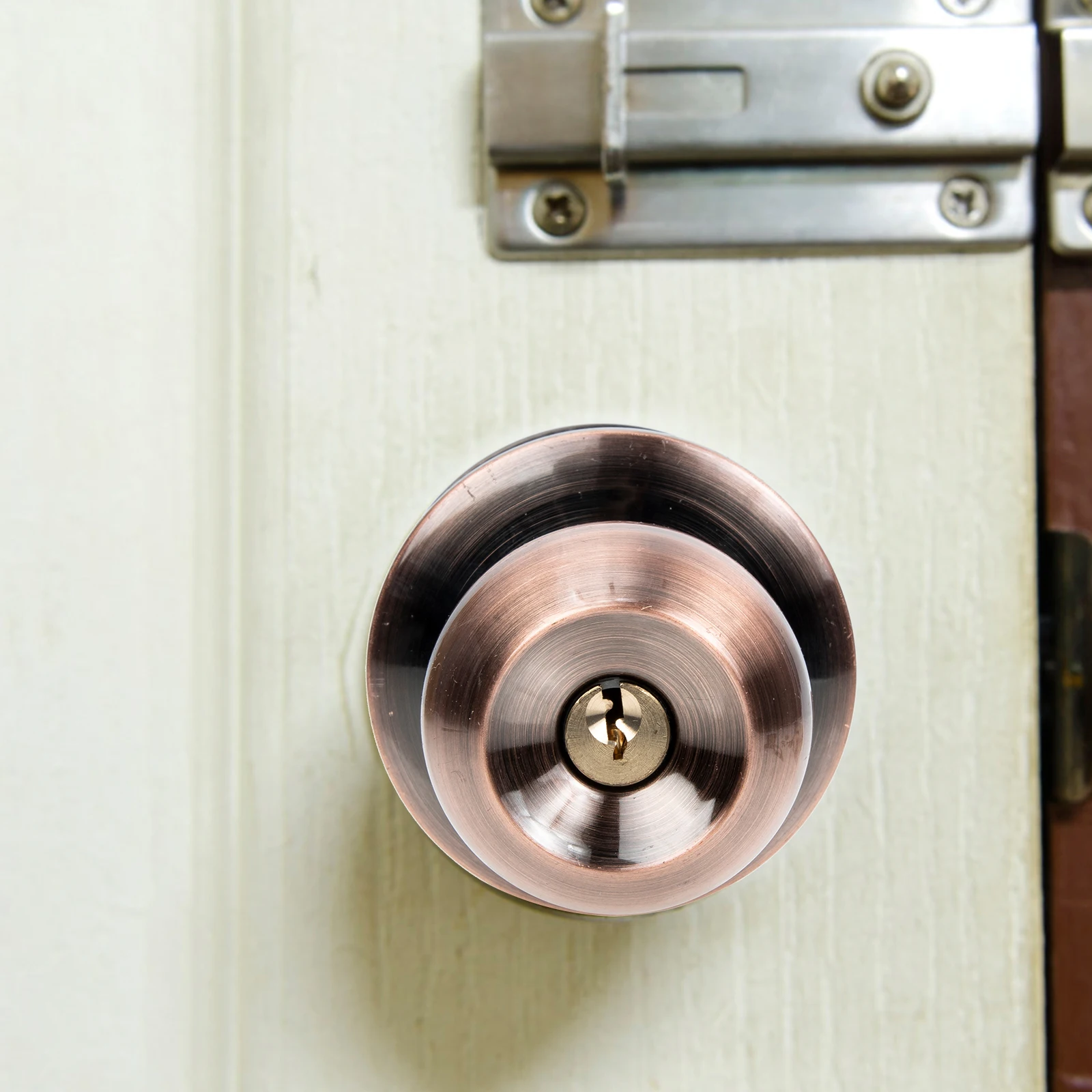 

1 Set Spherical Lock Stainless Steel Door Knob Lock For Home Room Durable Corrosion Resistant Oxidation Proof Scratch Resistant