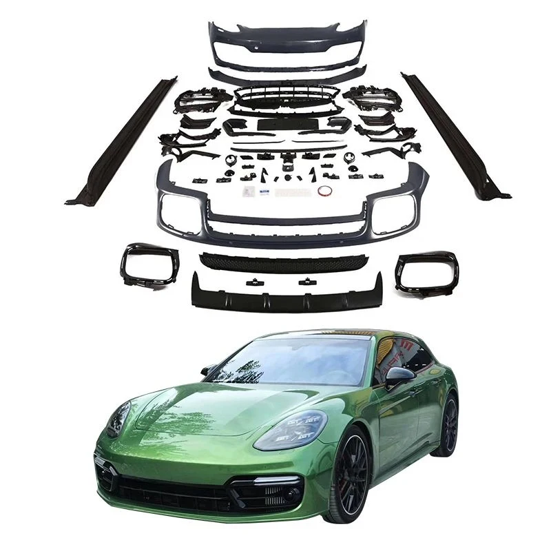 

High Quality GTS Sport Den Body Kit Front Rear Bumper Grille -