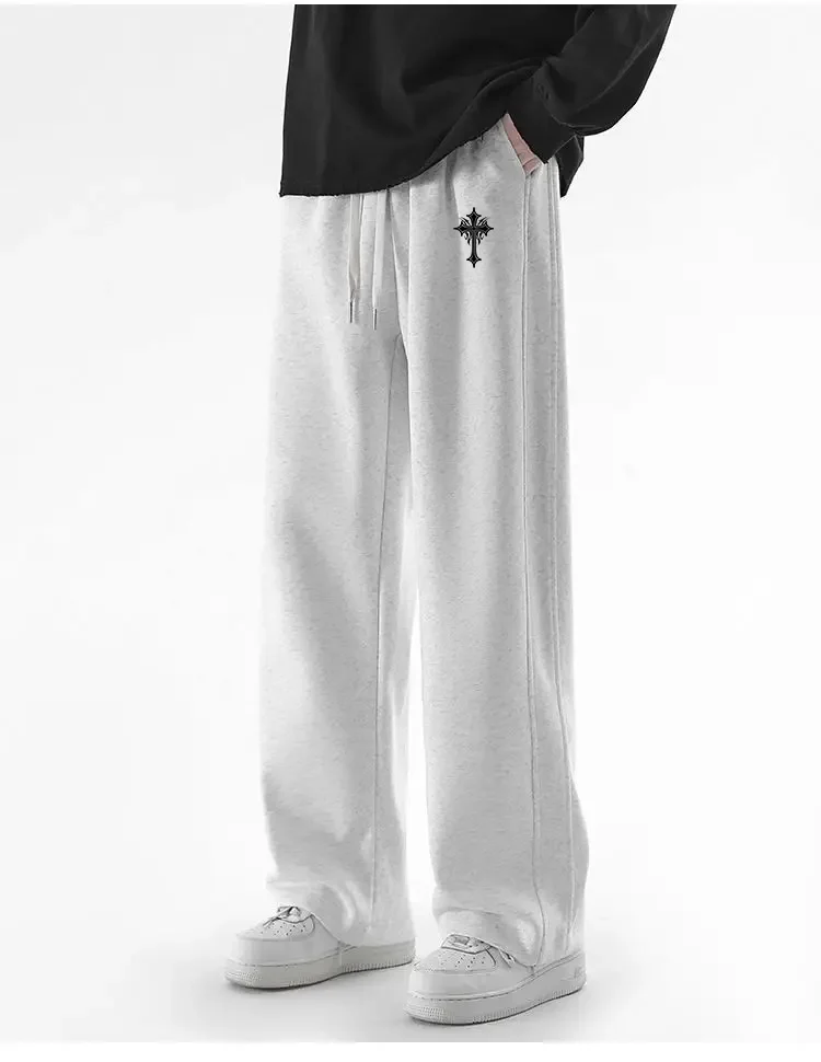 

American cross Sport pants men straight pants men loose black casual pants street clothing trousers men clothing streetwear