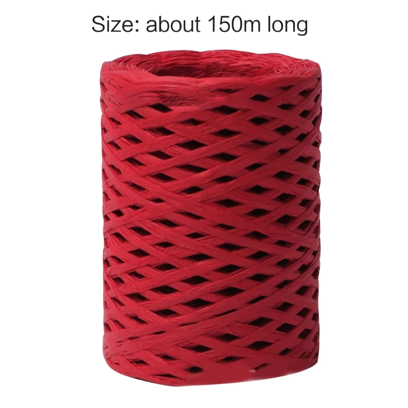 150M/492Feet Raffia Sợi Cho Treo Cũi Nón Giáng Sinh Raffia Nơ Cho Tặng M6CD