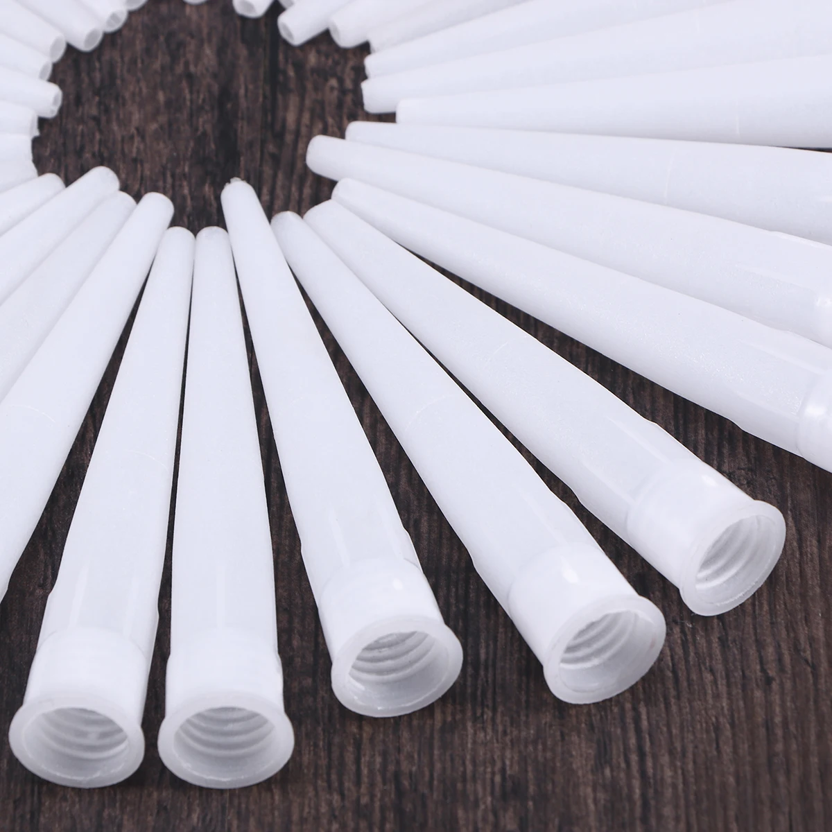 

30Pcs Glass Glue Plastic Nozzles Precise Tip Anti-Bending Disposable Tube Supplies for Construction Maintenance Repair Door